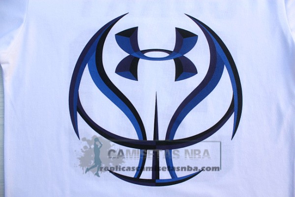 Camiseta Manga Corta Under Curry Blanco